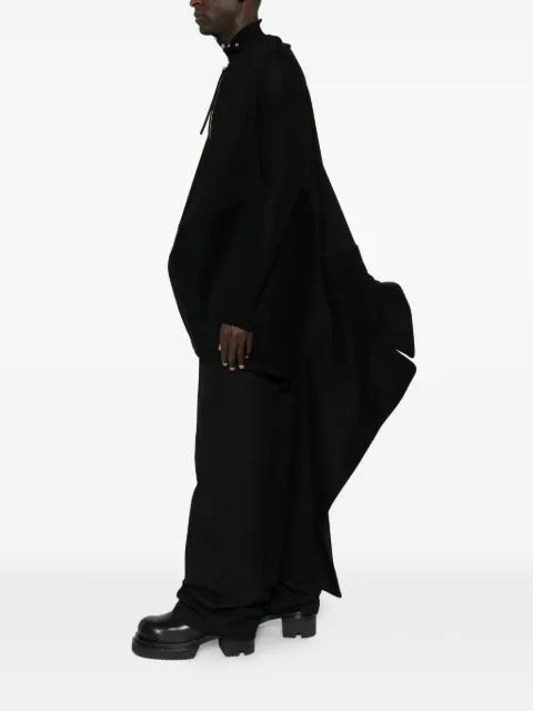 Rick Owens asymmetric panelled sweater