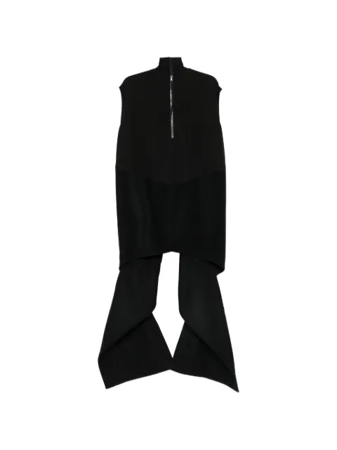 Rick Owens asymmetric panelled sweater