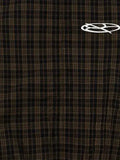 Boredom Kills plaid track jacket