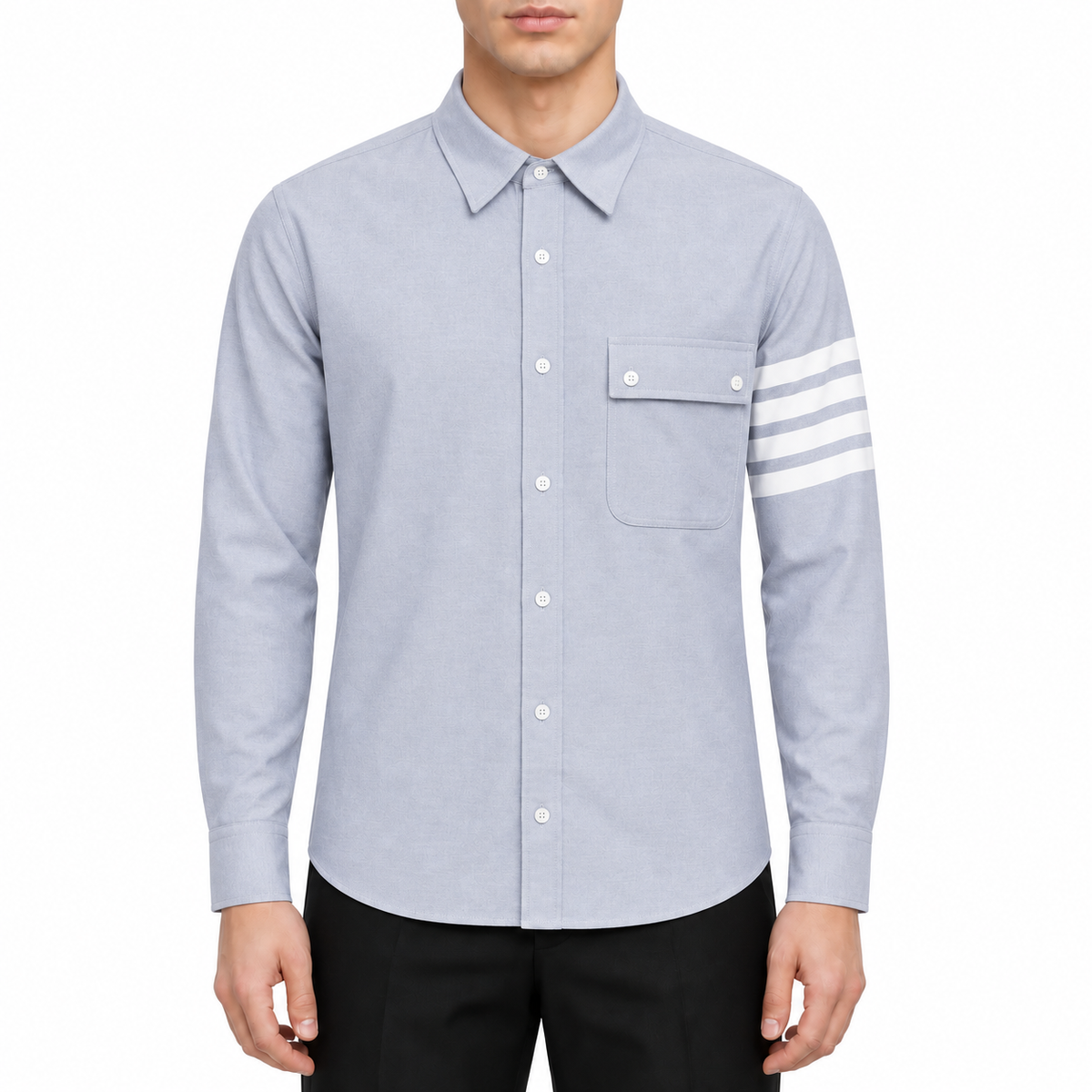 Men's Casual Oxford Shirt - 100% Cotton Button - Front Shirt | Thom Browne