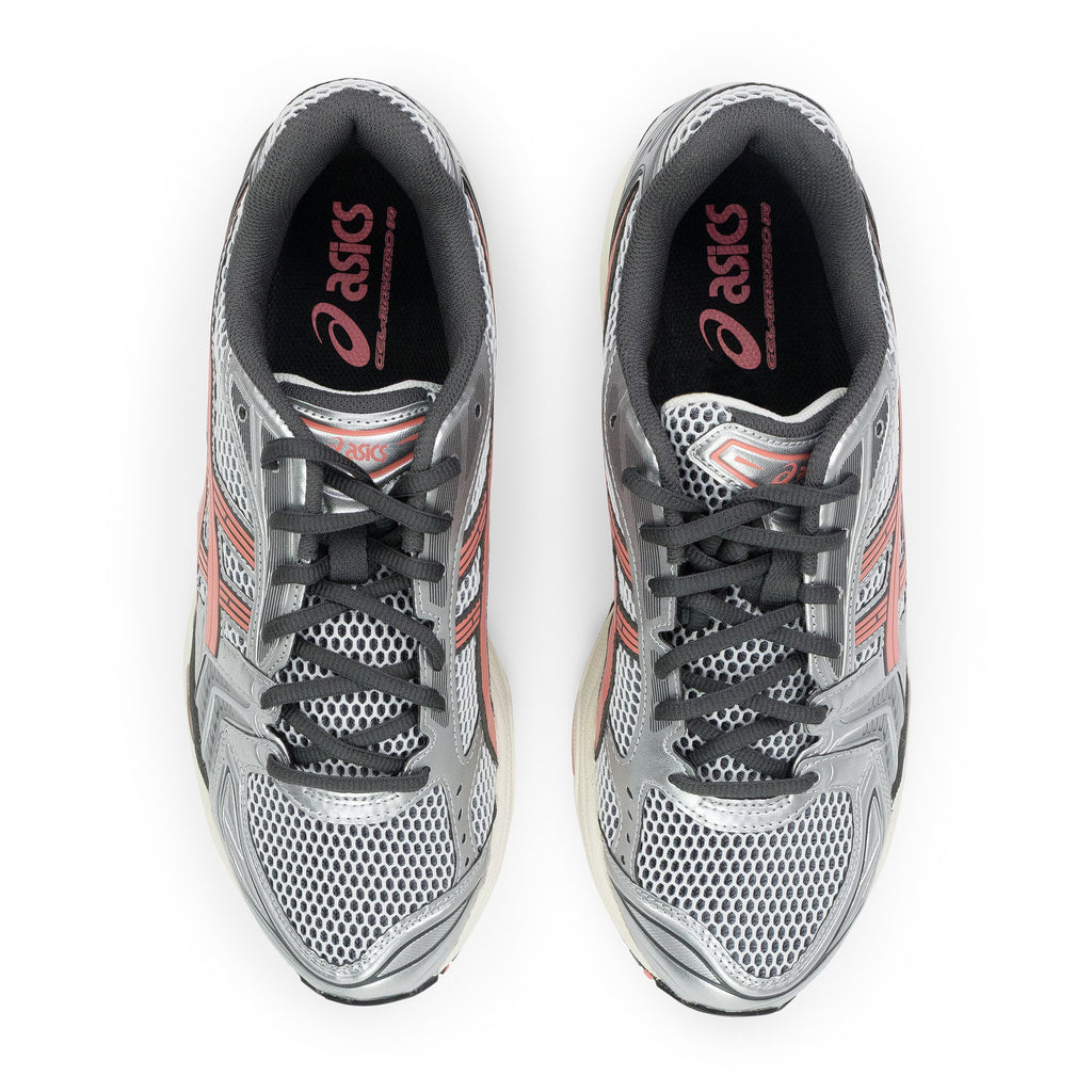 White / Silver / Papaya Gel-Kayano 14 Sneaker