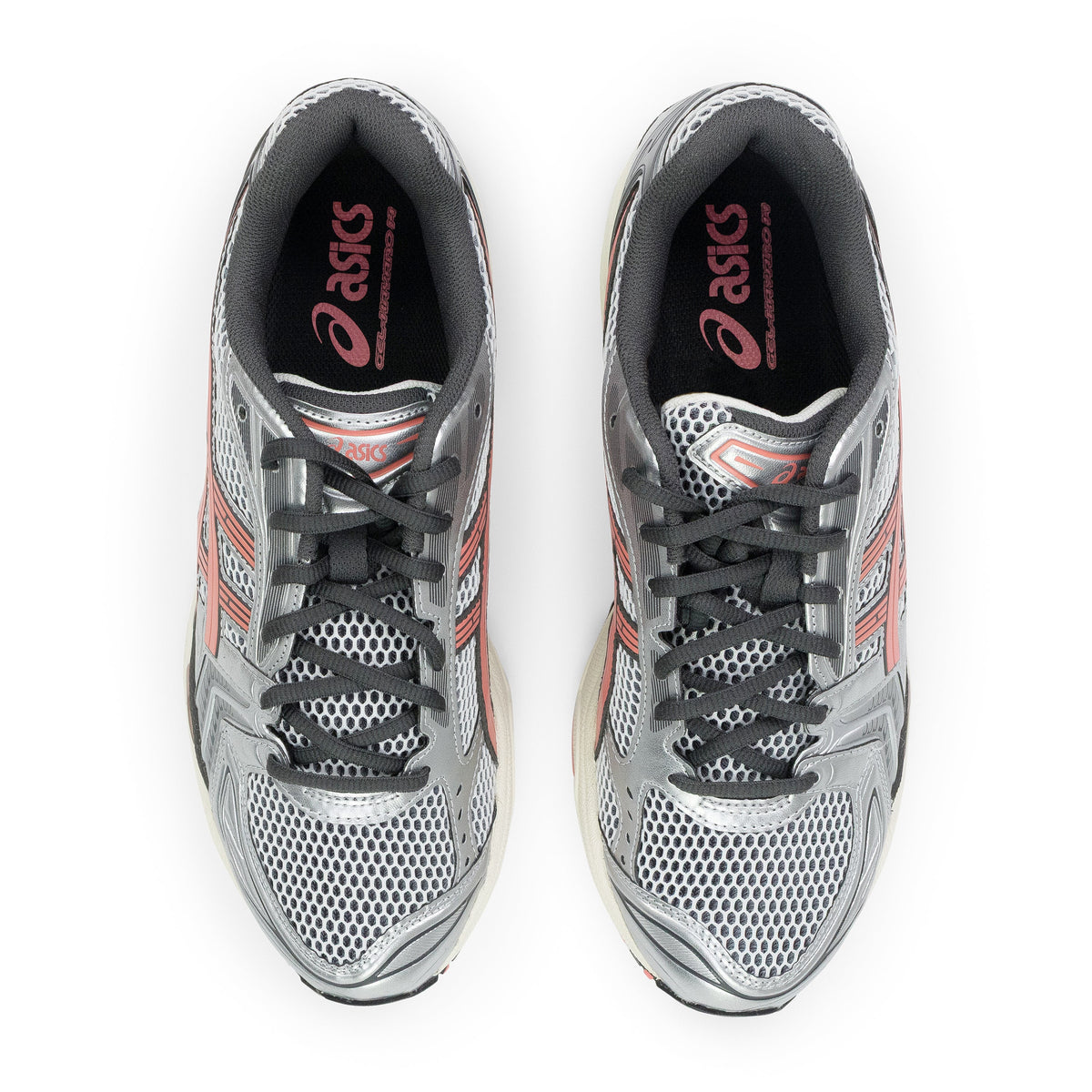White / Silver / Papaya Gel-Kayano 14 Sneaker