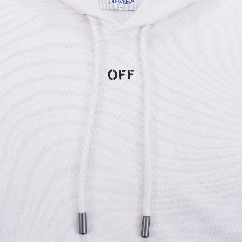 White Dripping Arrow Hoodie
