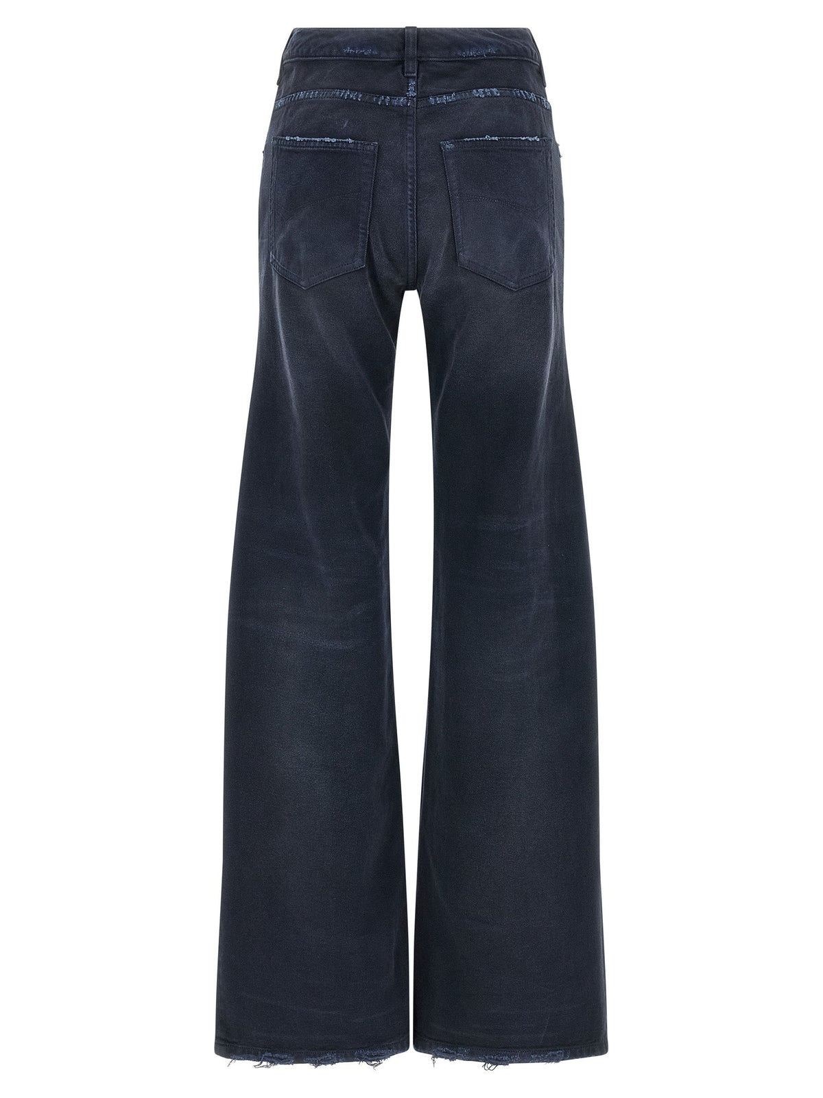 Balenciaga Women Curved Waist Jeans