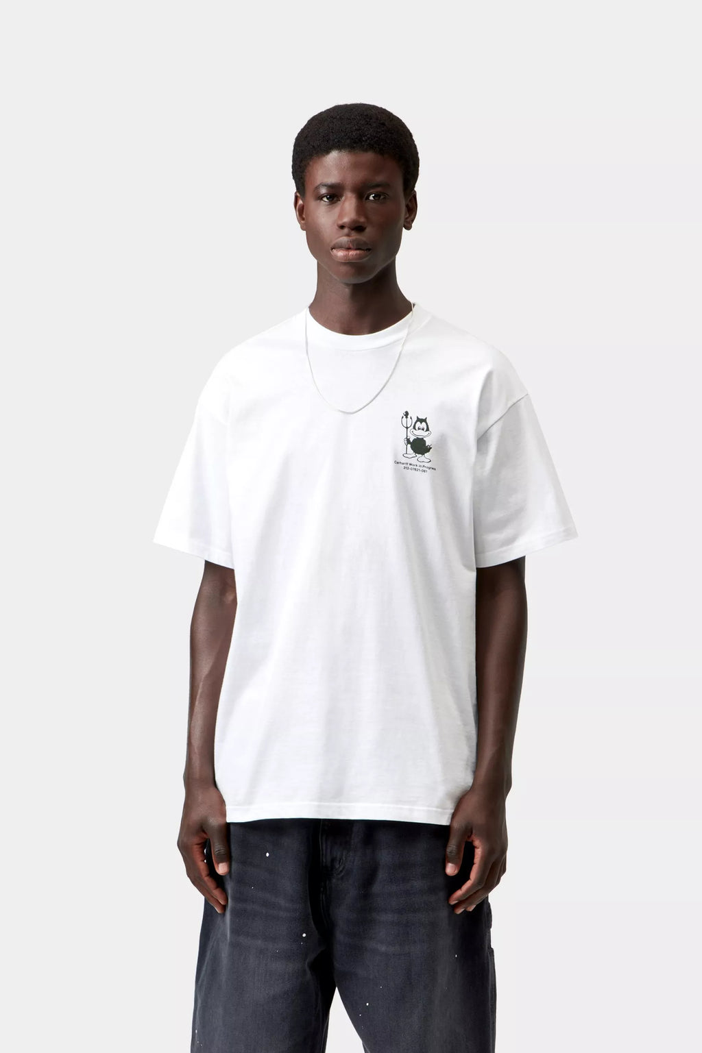 Carhartt WIP S/S Bumper Car T-Shirt: White