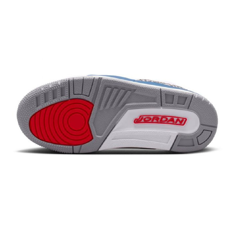 Little Kid's Jordan 3 Retro "True Blue" Wht/Fire Rd-True Bl (DM0966 104)