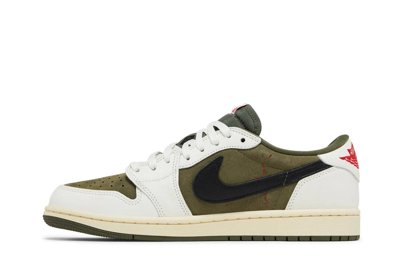Travis Scott x Air Jordan 1 Low OG SP 'Reverse Olive' Men's & Women's Sneakers