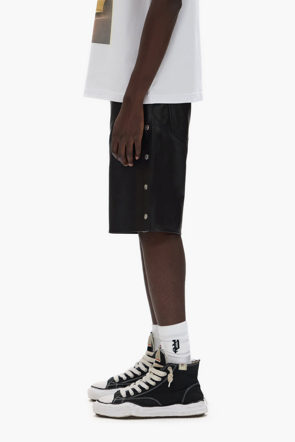 Leather Tearaway Shorts