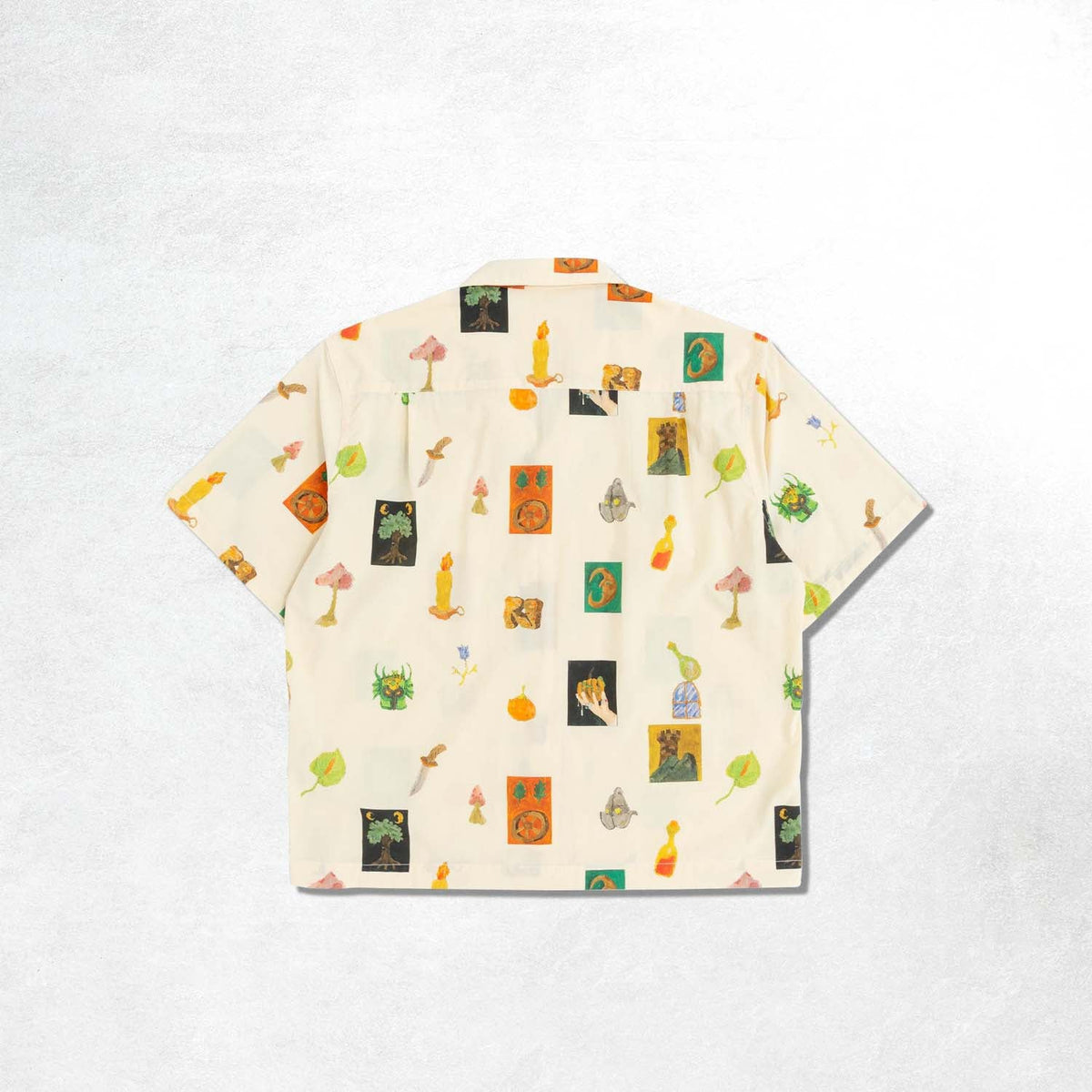 Heresy Motley Shirt: Ecru
