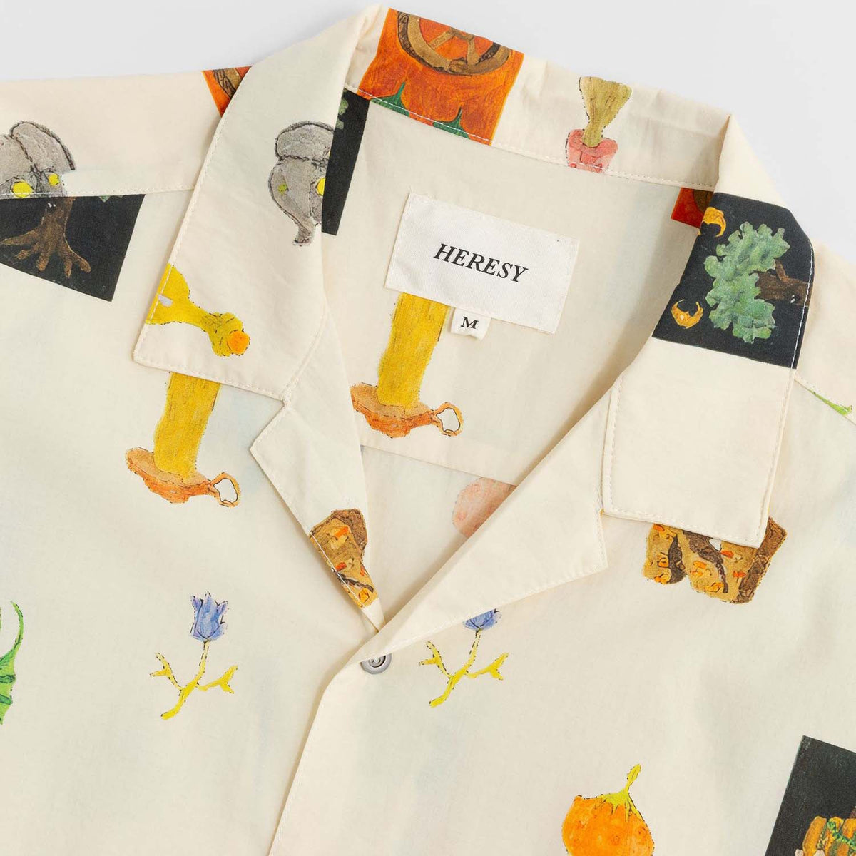 Heresy Motley Shirt: Ecru