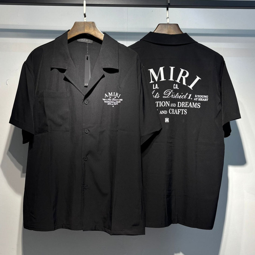 Amiri Letter Graphic Relaxed-Fit Shirt