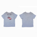 ERD Portrait Letter Print Crew Neck Short Sleeve T Shirt Unisex