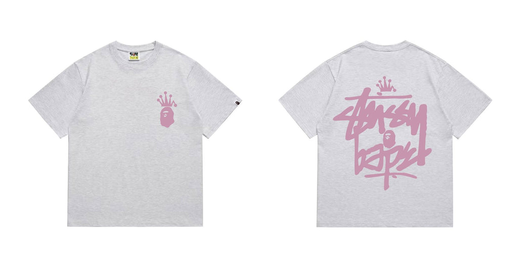 BAPE Crowned Ape Back Graphic Short-Sleeve T-Shirt