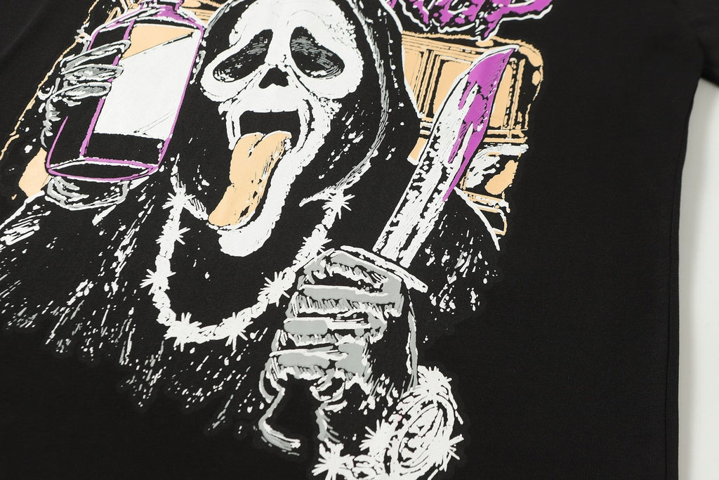 THAT'S A AWFUL LOT OF COUGH SYRUP Black Front & Back Graphic T-Shirt