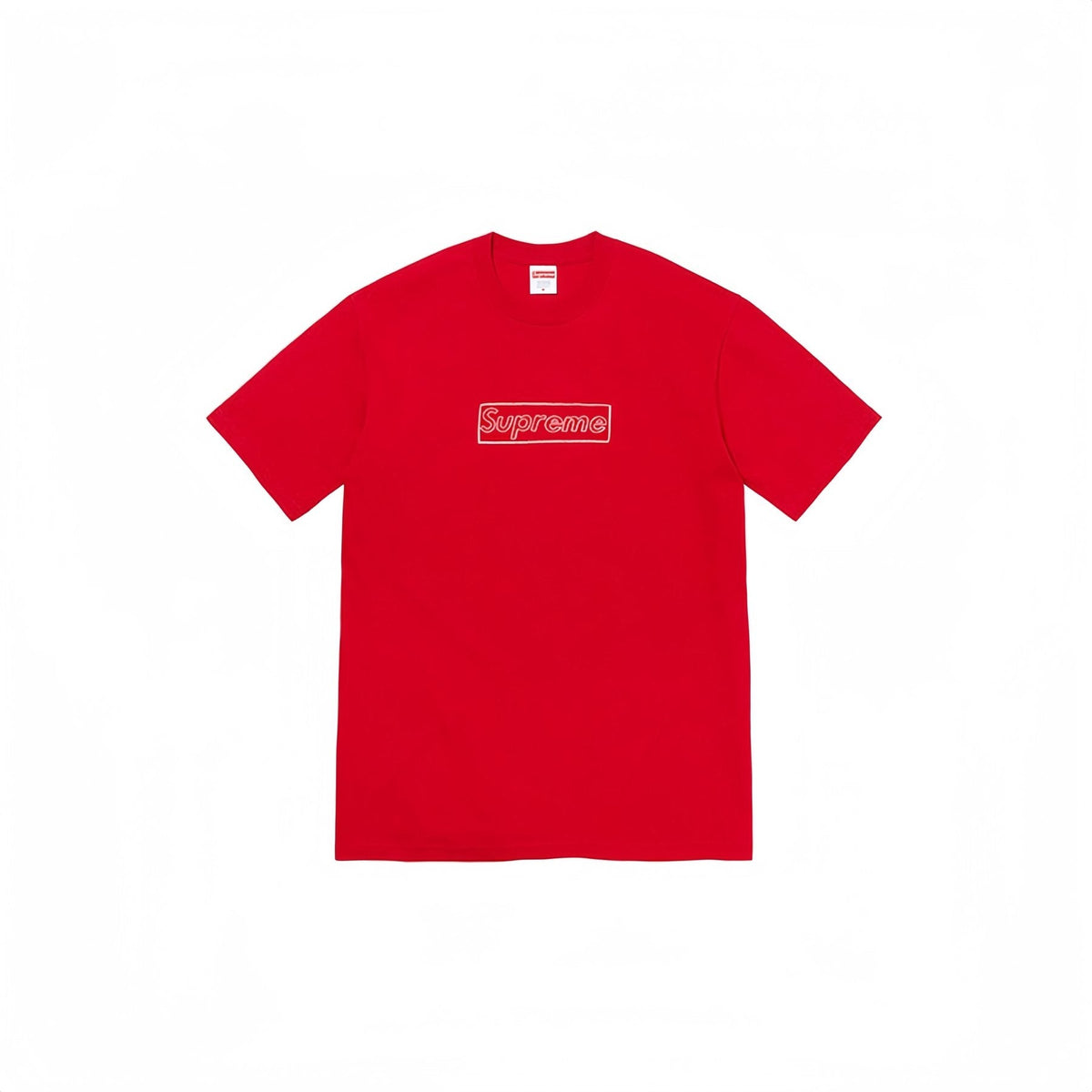Supreme Chalk Logo Graphic T-Shirt