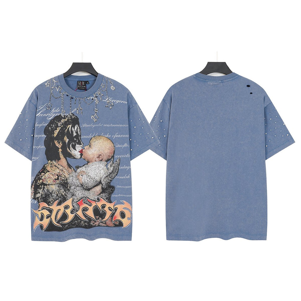 SAINT Washed Rock Graphic Short-Sleeve T-Shirt