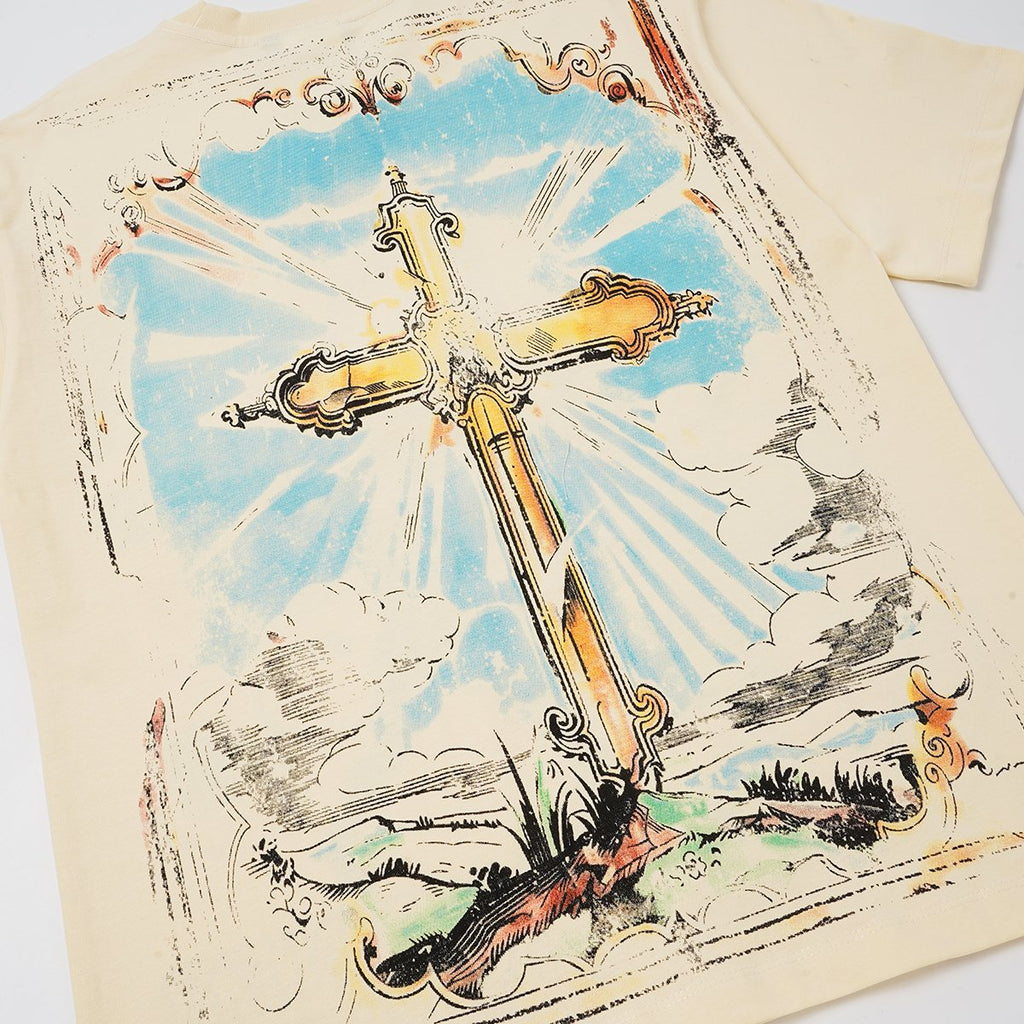 SAINT Cherub & Cross Short-Sleeve T-Shirt