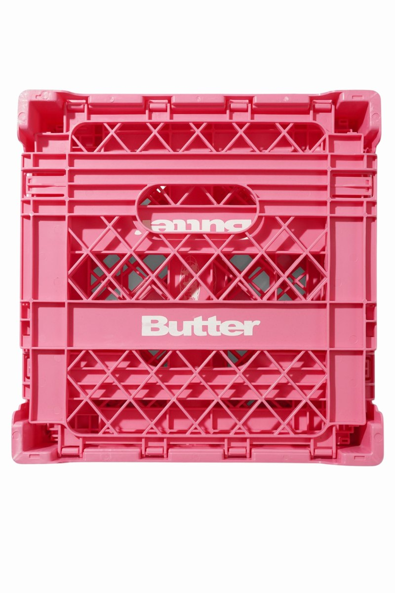 BUTTER COLLAPSABLE RECORD CRATE Pink