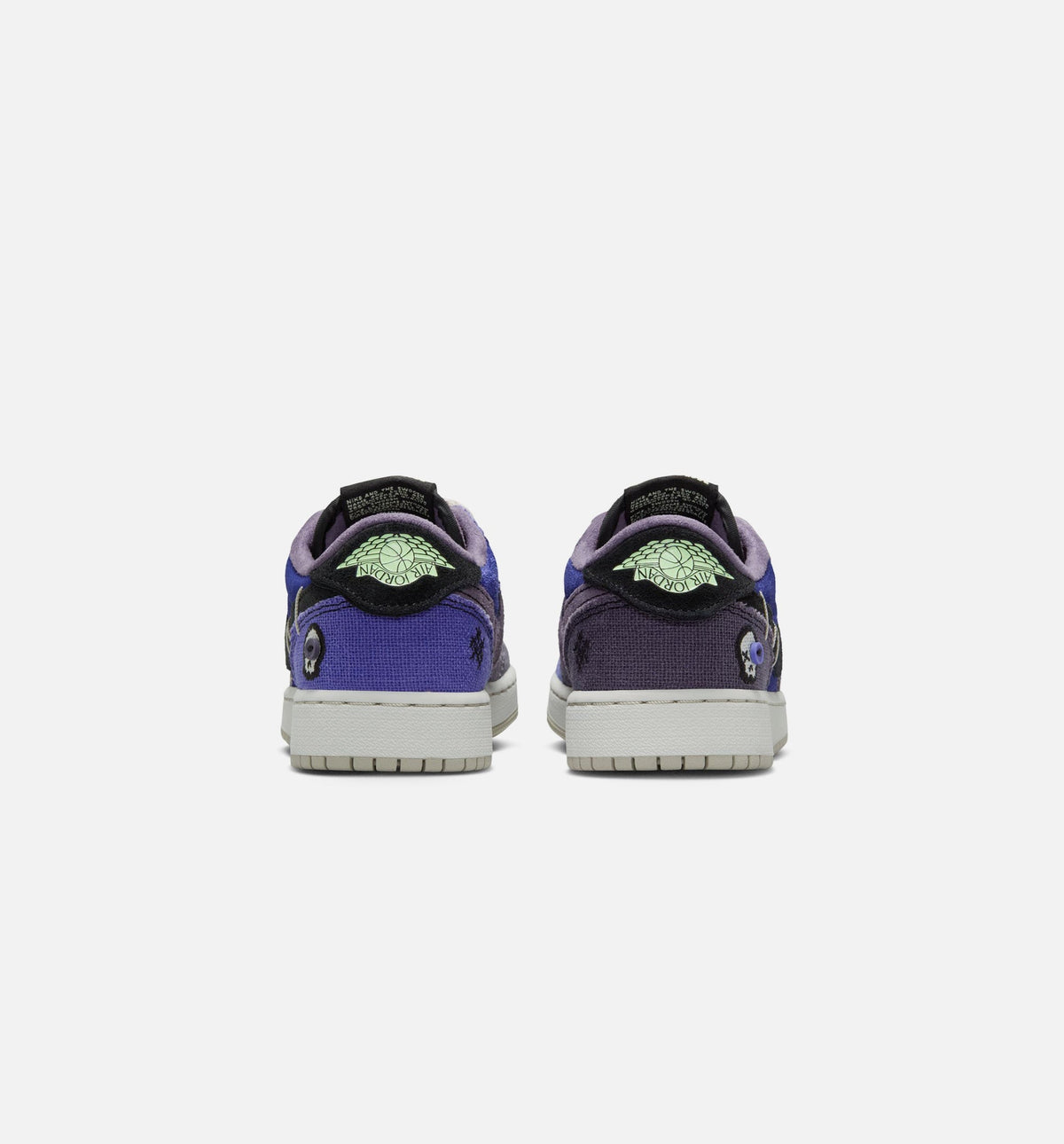 Air Jordan 1 Low OG | Big Kids' Lifestyle Shoe | Regency Purple/Steam Green/Black/Dark Raisin/Sunrise/Light Silver
