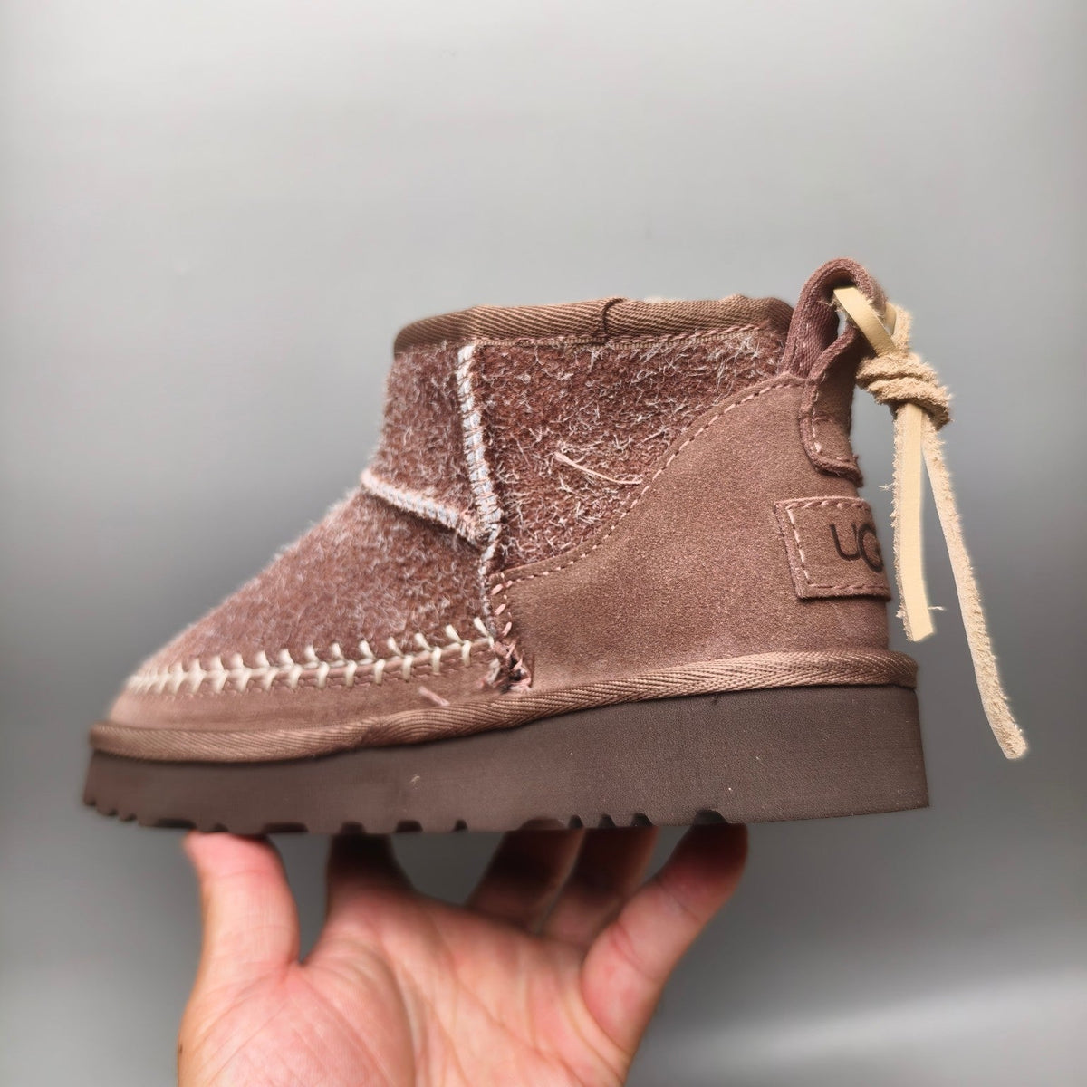 Brown Suede Back Strap Ankle Boots — New Arrival | In Stock