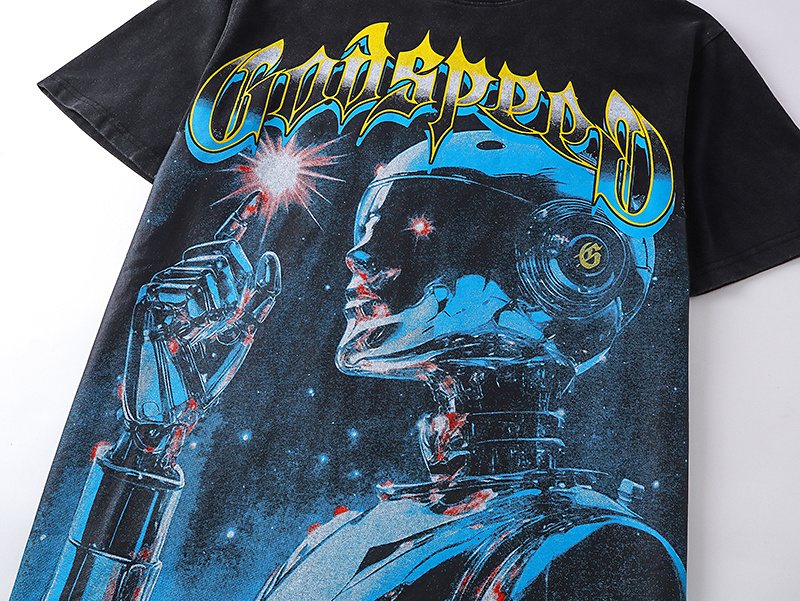 Godspeed Robot Graphic Short-Sleeve T-Shirt