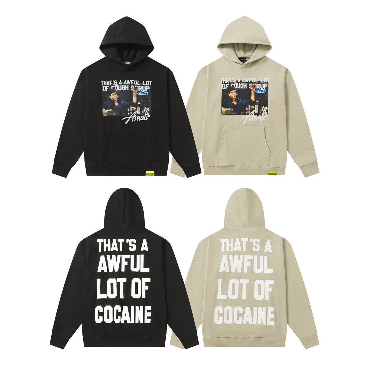 THAT'S A AWFUL LOT OF COUGH SYRUP Photo Graphic Pullover Hoodie