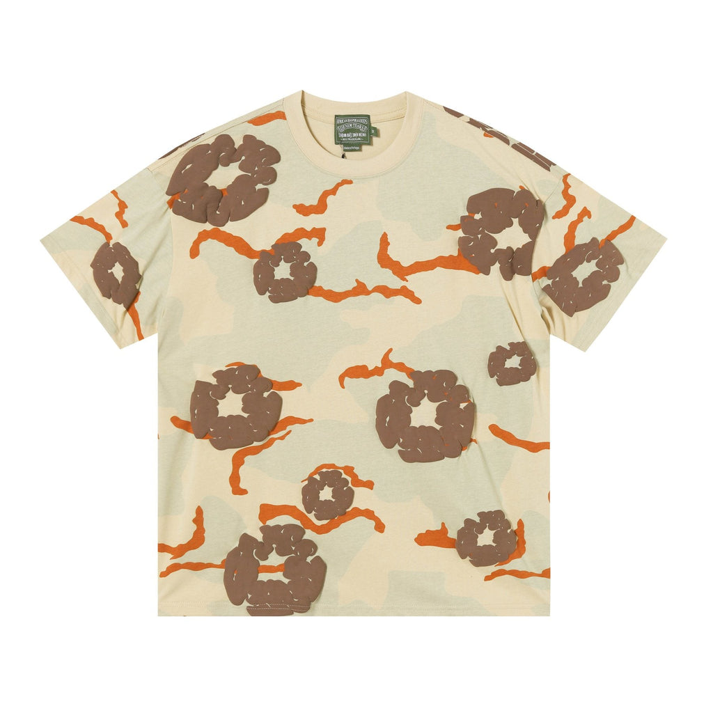 DENIM TEARS Floral Camo T-Shirt & Shorts Set