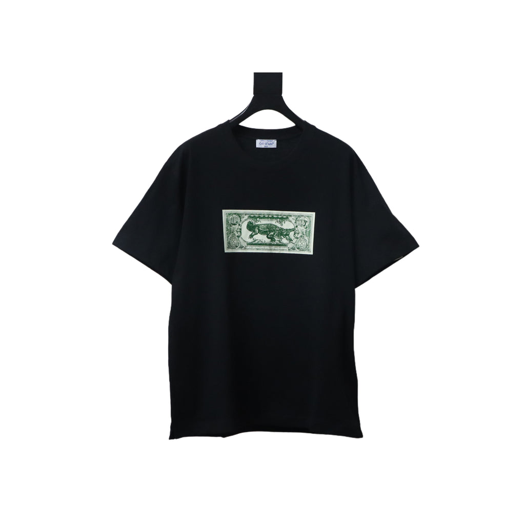 Off White Banknote Arrow Ska SS Tee Black