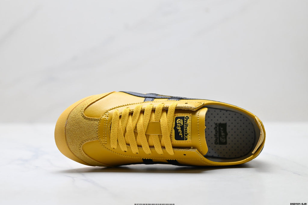 Onitsuka Tiger Retro Low Top Yellow Black Unisex Shoes Style 07