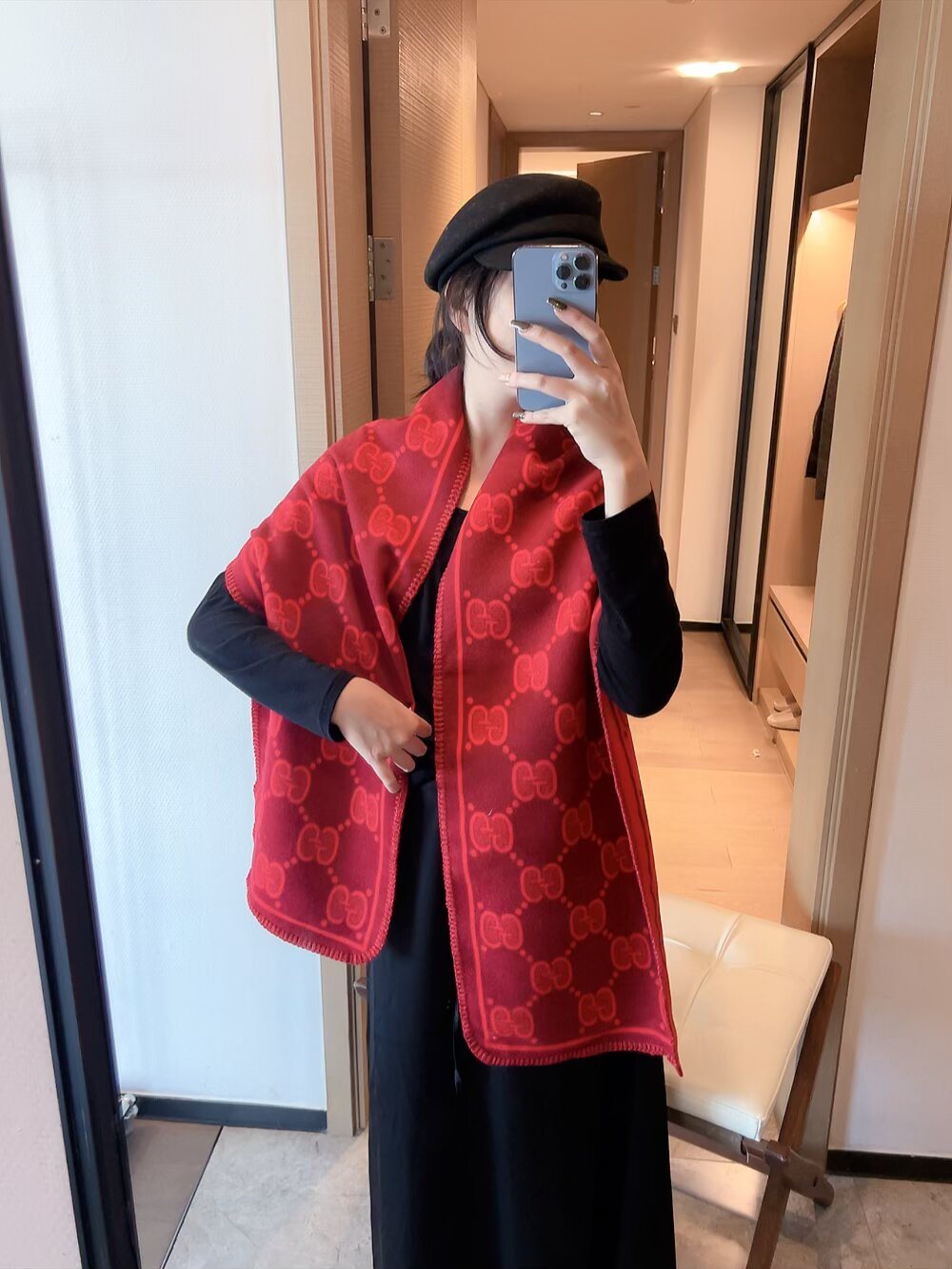 Gucci GG Monogram Scarf