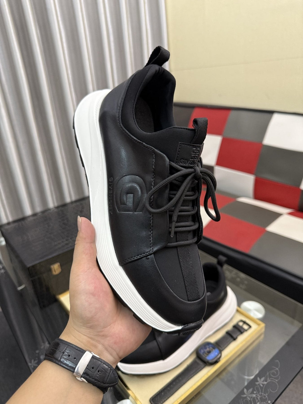 Givenchy Low-Top Logo Strap Sneakers