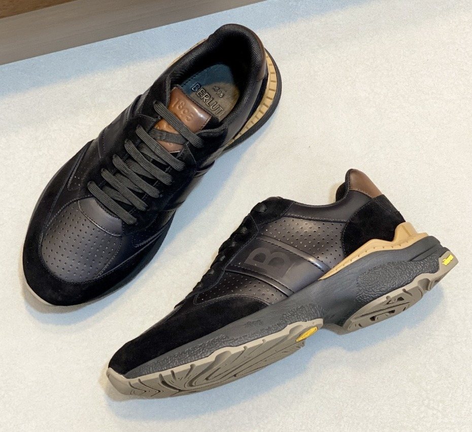 Berluti Sport Track Low-Top Sneakers