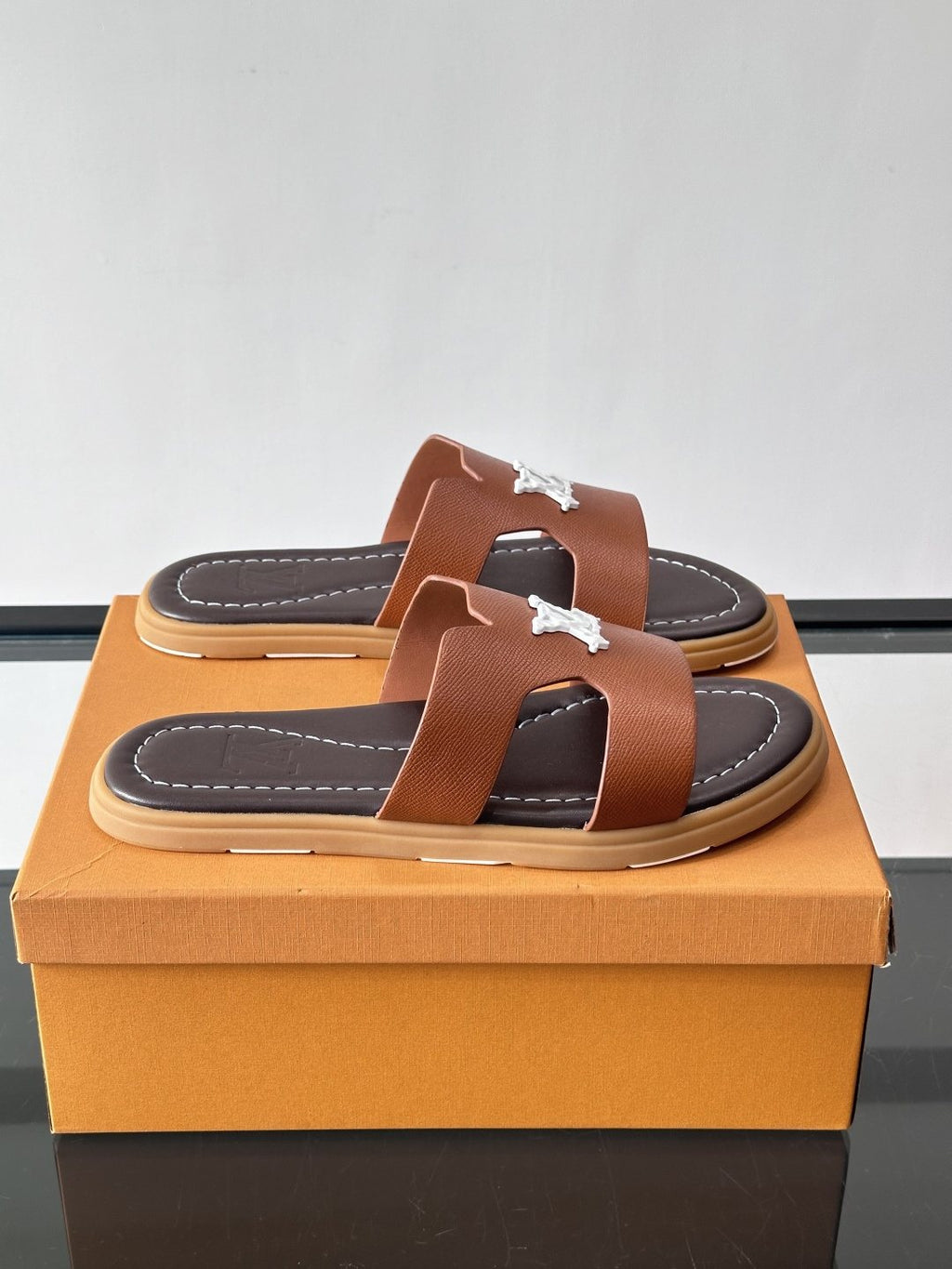 Louis Vuitton Isola Monogram Slide Sandals - Rubber Sole