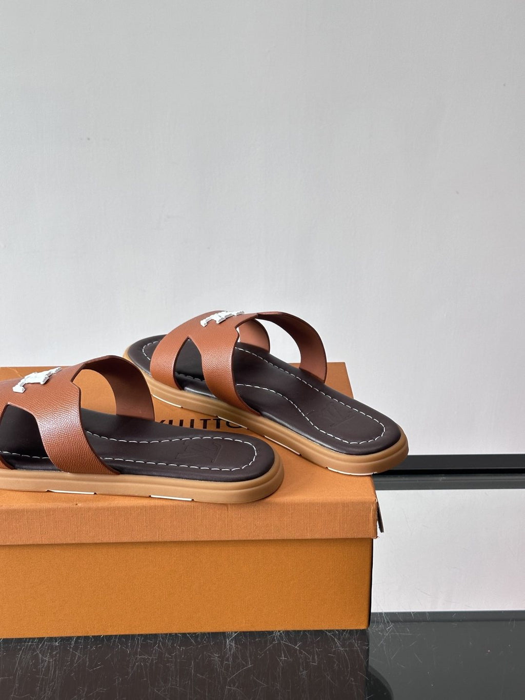 Louis Vuitton Isola Monogram Slide Sandals - Rubber Sole