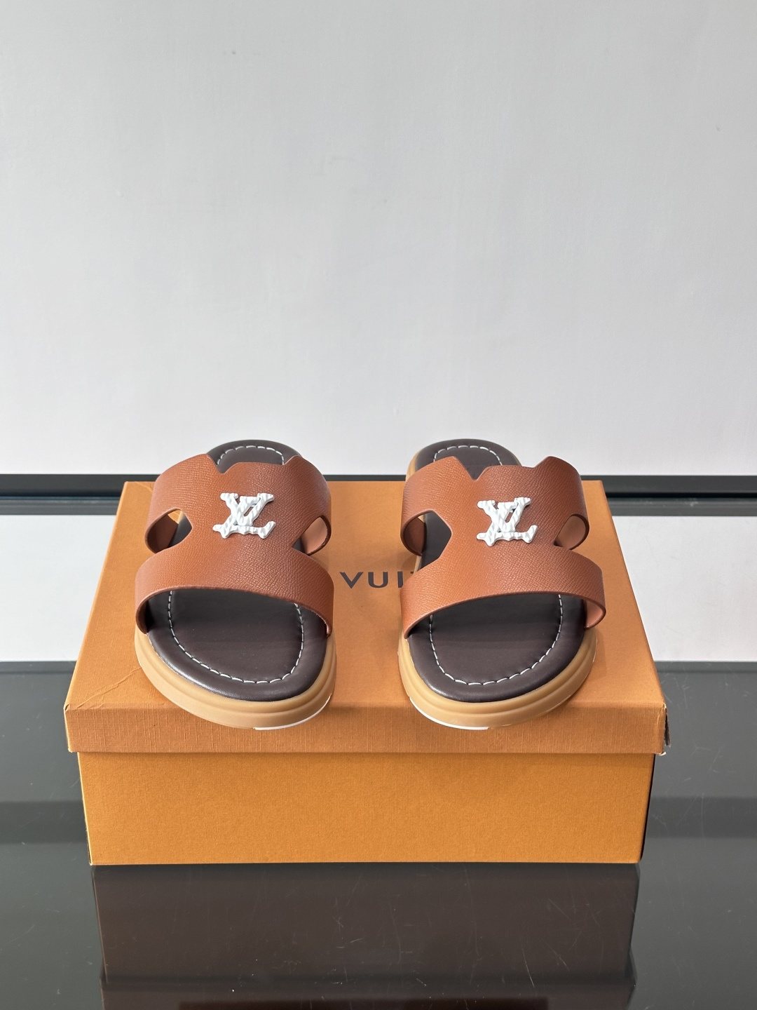 Louis Vuitton Isola Monogram Slide Sandals - Rubber Sole