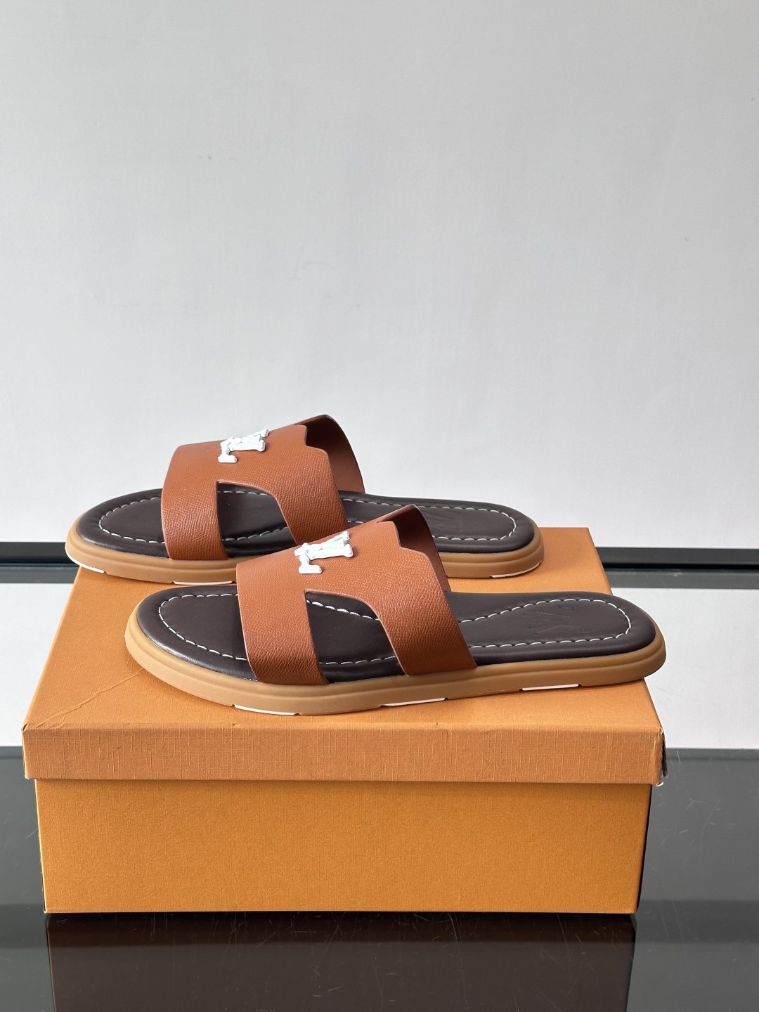 Louis Vuitton Isola Monogram Slide Sandals - Rubber Sole