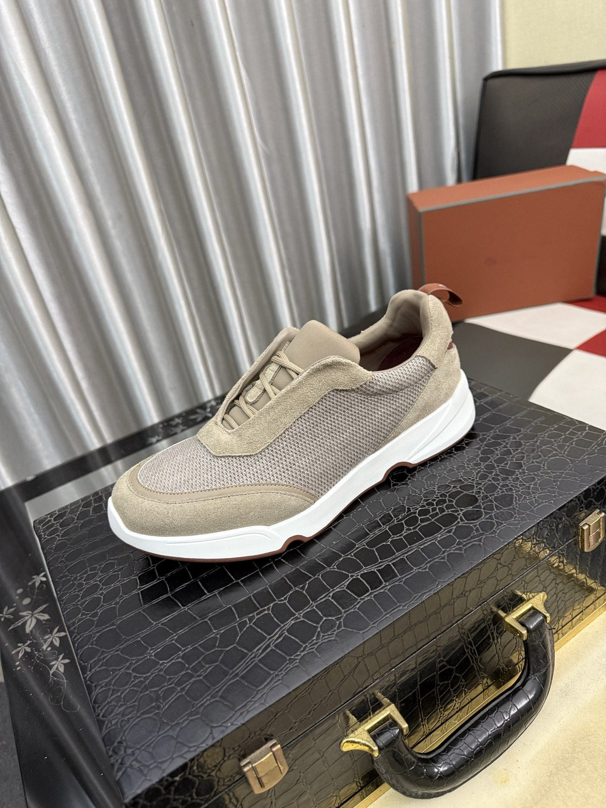 Loro Piana WeekendWalk Men's Lace-Up Sneakers