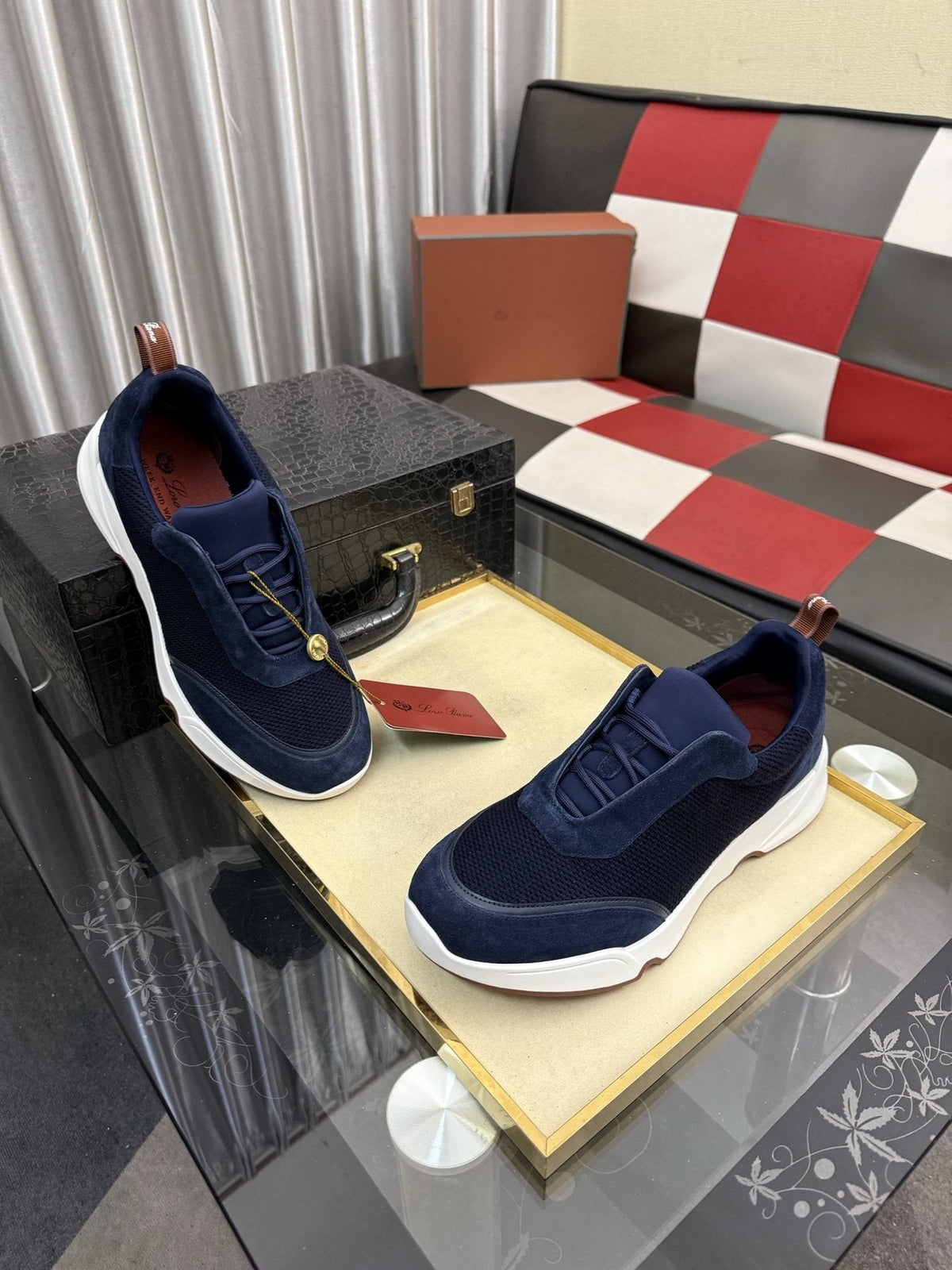 Loro Piana WeekendWalk Men's Lace-Up Sneakers