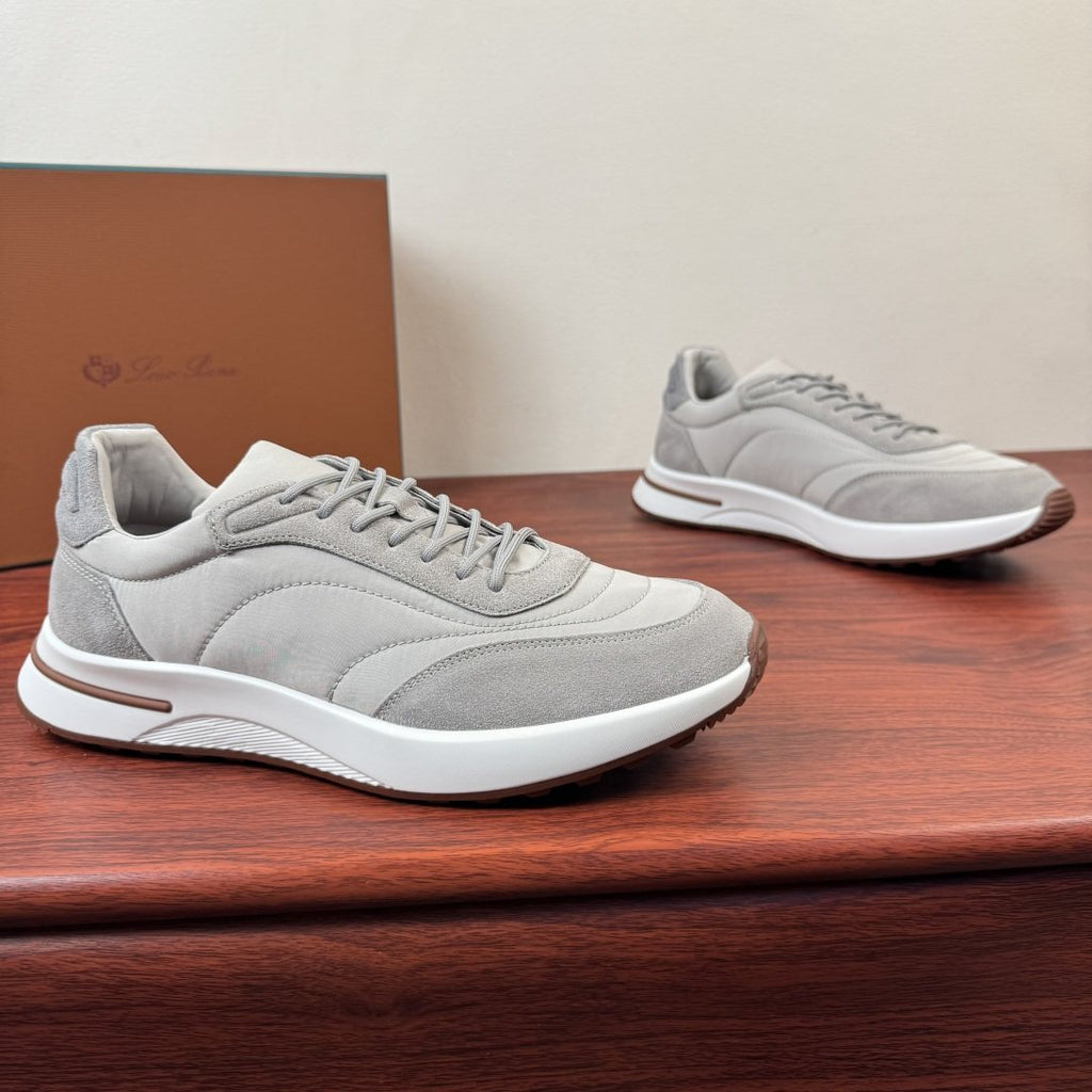 Loro Piana Men's Low-Top Sneakers - Padded Collar