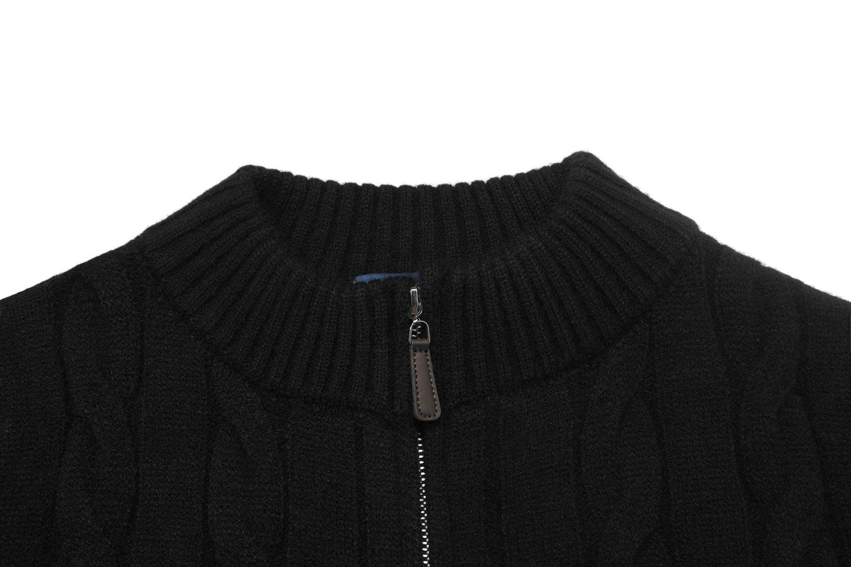 Ralph Lauren Cable-Knit Quarter-Zip Sweater