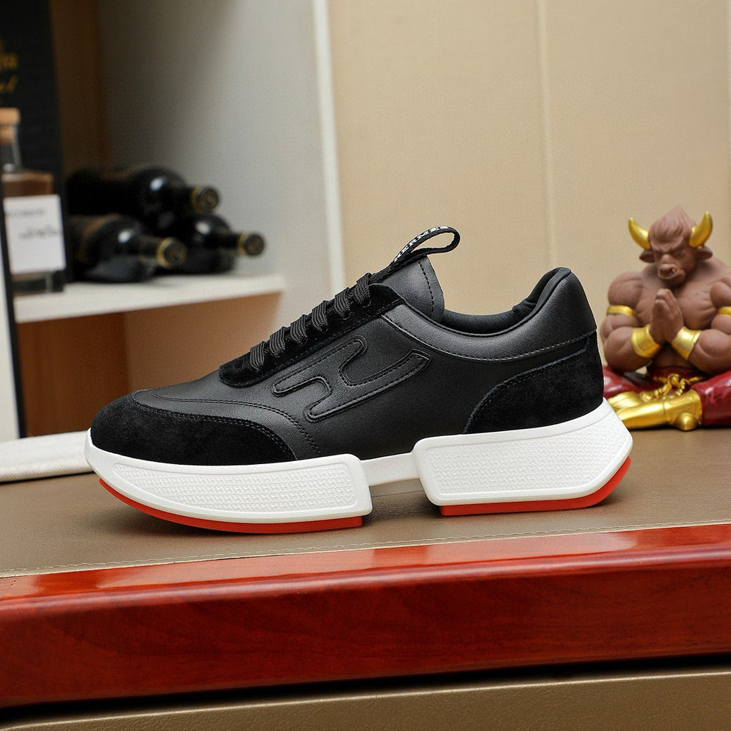 Hermès Men's Color-Block Low-Top Sneakers - Padded Collar