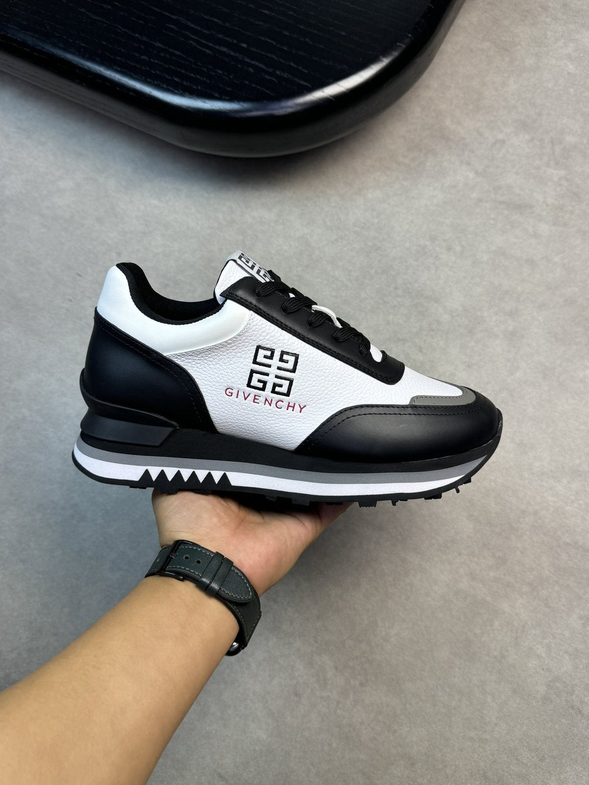 Givenchy Paneled Low-Top Sneakers